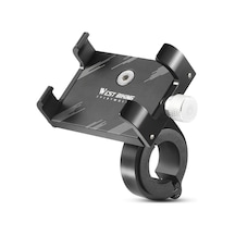 Springsun Bisiklet Telefon Tutucu Ayarlanabilir Titreme Önleyici Gps Navigasyon Alüminyum Bisiklet Aksesuarı Siyah