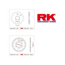 Rk Kawasaki Zx 10 R 17/39t Ön Arka Dişli Set 525 04-05
