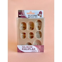 Smarta Silikon Epoksi Ve Polimer Kil Kalıbı Baby Faces