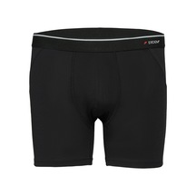 Erdem Erkek Siyah Pamuk Elastan Uzun Boxer 3'lü Paket