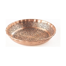 Dmt Copper Home Gaziantep Bakır Çerezlik Kuruyemiş Sunumluk(14Cm X 2,5Cm)