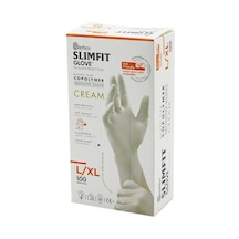 Reflex Slimfit Glove Kod-028 L-xl Krem Pudrasız Muayene Eldiven 100lü 4915