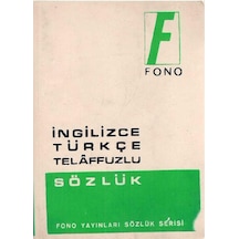 Fono İngilizce -Türkçe Telaffuzlu -Sözlük (2.El)