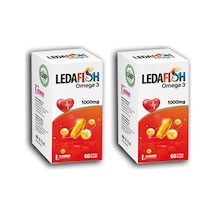 Ledapharma Ledafish Omega 3 1000Mg 60 Softgel Kapsül 2 Kutu