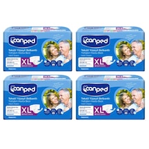 Canped Tekstil Yüzeyli Belbantlı Yetişkin Hasta Bezi XL 4 x 30'lu