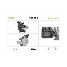 Renault Captur 1 Silecek Motoru Arka 2013-2019 Valeo 582602