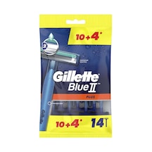Gillette Blue 2 Plus Tıraş Bıçağı 10 + 4'lü Poşet 12'li Paket