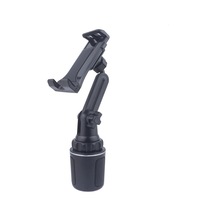 2 In 1 360 Derece Dönen Araba Bardak Tutucu Montaj Telefon Braketi Tablet Standı Siyah