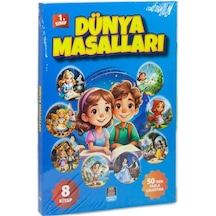 1. Sınıflara Dünya Masalları Seti 8 Kitap Kelime Anahtarı Çı...