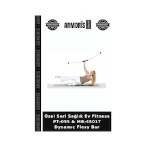 Özel Seri Sağlık Ev Fitness Pt-055 & Mb-45017 Dynamıc Flexy Bar Çok Renkli