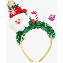 Koton Yılbaşı Temalı Taç Noel Baba Figürlü Yeşil 4wak70363aa 4WAK70363AA770 Yeşil