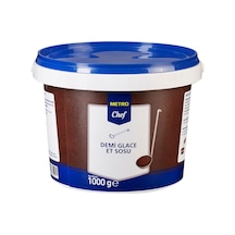 Metro Chef Demi Glace Sos 1 Kg - Yoğun Aromalı Fransız Lezzeti 2'li Ekonomik Paket - 2 Adet Tarı