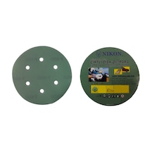 Nikon 52045 Kırılmaz Yeşil Cırt Zımpara 150X60 Kum 6 Delikli (303078781)