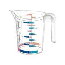 Büro Ev Ofis Mutfağı İçin 500ml Ölçekleyici Kapasiteli Ölçü Kabı Gri