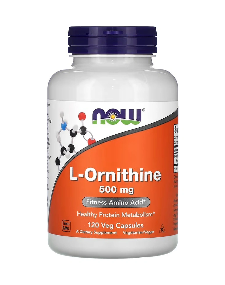 L-ornithine, 500 Mg, 120 Veg Kapsül