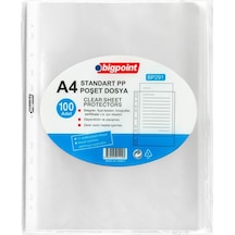 Bigpoint Poşet Dosya Standart 40 Mikron 100'Lü Paket N11.19139