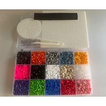 Ütü ile Yapışan Boncuk Seti Dizme Kalıbı + Cımbız 5000'li