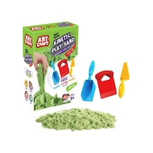 Aksesuarlı Yeşil Kinetik Oyun Kumu 1000 Gr