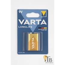 Varta Longlife 9v Alkalin Pil