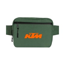 Ktm Motocycle Orange Logo Yeşil Bel Çantası