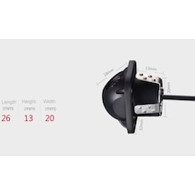 Sones Araba Hasır Şapka Şekli Arka Görüş Kamerası Araba Hd Gece Görüş Geri Kamera