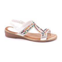 Guja 122-4 Kadın Sandalet Guj-y5-122-4010 Beyaz