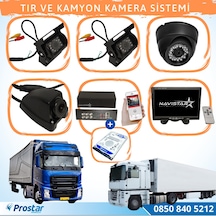 Tır ve Kamyonlar için Uzaktan İzlemeli 4 Kameralı 1 TB Harddisk