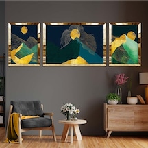 Modern Çizim Soyut Desen Pleksi Kenar Mdf Tablo