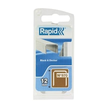 Zımba Teli Tip 970, 12 Mm Zımba, 672 Adet, Düz Tel Kıskaç, Black & Decker El Ve Elektrikli Zımba İçin