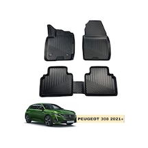 Peugeot 308 2020+ Araca Özel 3d Birebir Uyumlu Oto Paspas