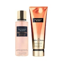 Victoria's Secret Amber Romance Shimmer & Amber Romance Vücut Losyonu Ve Spreyi 2'li Set