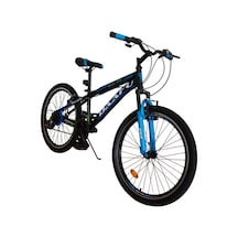 Sxc125 24 Double Jant 21 Vites V-brake Fren Tek Amortisörlü Bisiklet Mavi-siyah - 936397430 Mavi-siyah