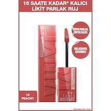 Super Stay Vinyl Ink Uzun Süre Kalıcı Likit Parlak Ruj 15 Peachy 175