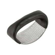 Paslanmaz Çelik Sarımsak Ezici Ergonomik Saplı Rocker Model, Kolay Temizlenebilir, Dayanıklı Ve Pratik Sarımsak Presi Açık Gri