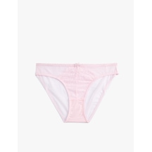 Koton Dantel Detaylı Rahat Kalıp Brief Külot Pembe 6slk30142mk Gül