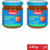 Diyabetik Kayısı Reçeli 240 G 2 Adet