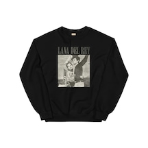 Startmore Lana Del Rey Sweatshirt Beyaz Siyah