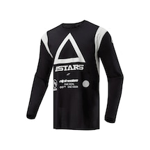 Alpinestars Techdura Off-road Enduro Motosiklet Jerseyi Siyah