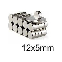 Neodyum Mıknatıs 12x5 Mm 10 Adet
