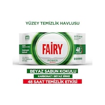 Çok Amaçlı Yüzey Temizlik Havlusu 100 Yaprak Beyaz Sabun Beyaz Sirke & Karbonat 48 Saat Temizlik Etkili İz Bırakmayan Formül 1000'li Set
