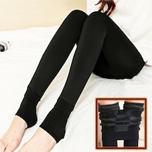 Bonbonetti Içi Peluş Taytkarışık L/Xl Siyah