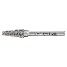 Cone Cone L Tipi Konik Yuvarlak Karbür Kalıpçı Frezeleri 8mm