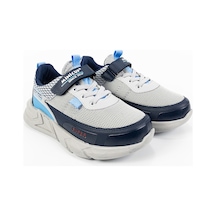 Minicup Kids Günlük Çocuk Spor Ayakkabı Anatomik Taban Hafif Sneaker Buz Lacivert Gri - Lacivert