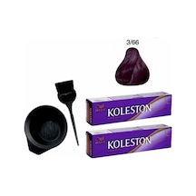 Koleston Saç Boyası 3/66 Patlıcan Moru 50Ml X 2 Adet+Boyama Seti