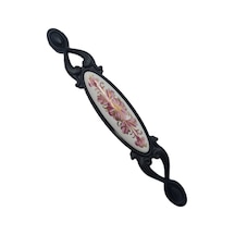 Miray 128 Mm Metal Siyah Porselen Motif Desenli / 5 Adet Siyah