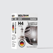 H4 Ampul Standart Işık Tırnaklı P43t 24v 75/70w - Wolfram 34204