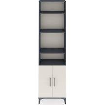 Arges Dolap 5 Raflı 2 Kapaklı 60x30x221 Antrasit-aytaşı Antrasit