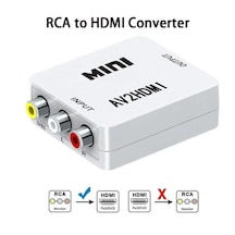Molix Rca Av To Hdmi Çevirici Dönüştürücü Adaptör Analog To Hdmı (410631624)