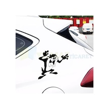 Tazmanya Canavarı Oto Sticker Araba Yapıştırma Etiket Çıkartma
