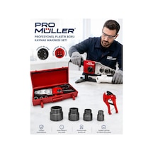 Pro Müller Pro 2 Rezistanslı Isı Ayarlı Pprc Plastik Boru Kaynak Makinesi Metal Çantalı Set+özel Makas